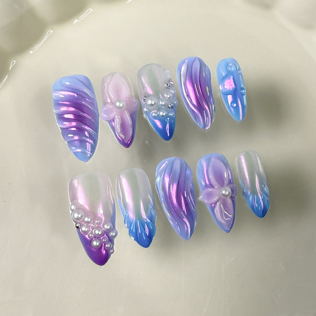 3D-Relief Nageldesign für tragbare Maniküre