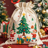 Farbe: Weihnachtsbaum Beige Schnur
