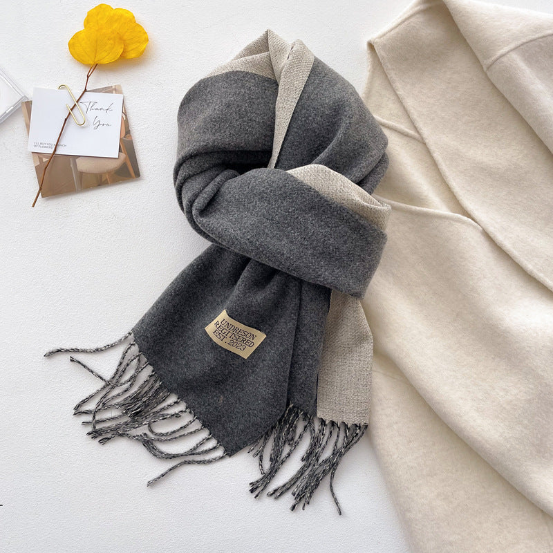 Doppelseitiger Schal – Bild 4 | LuxeStyle