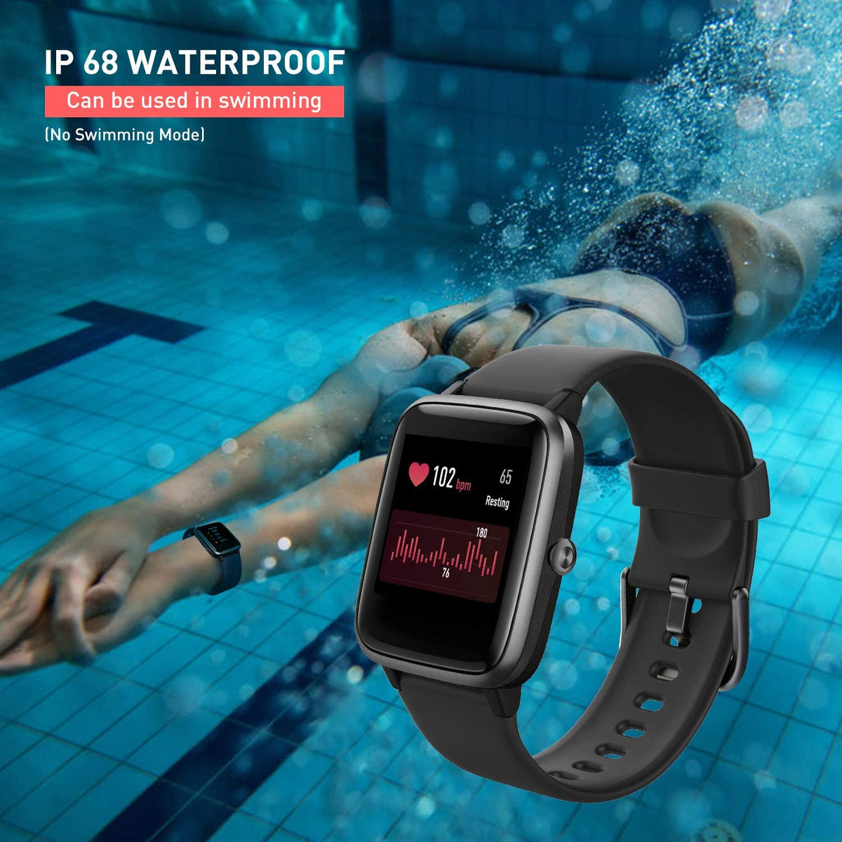 Smart-Armband mit Herzfrequenz- & Schlaf-Tracking – Bild 3 | LuxeStyle