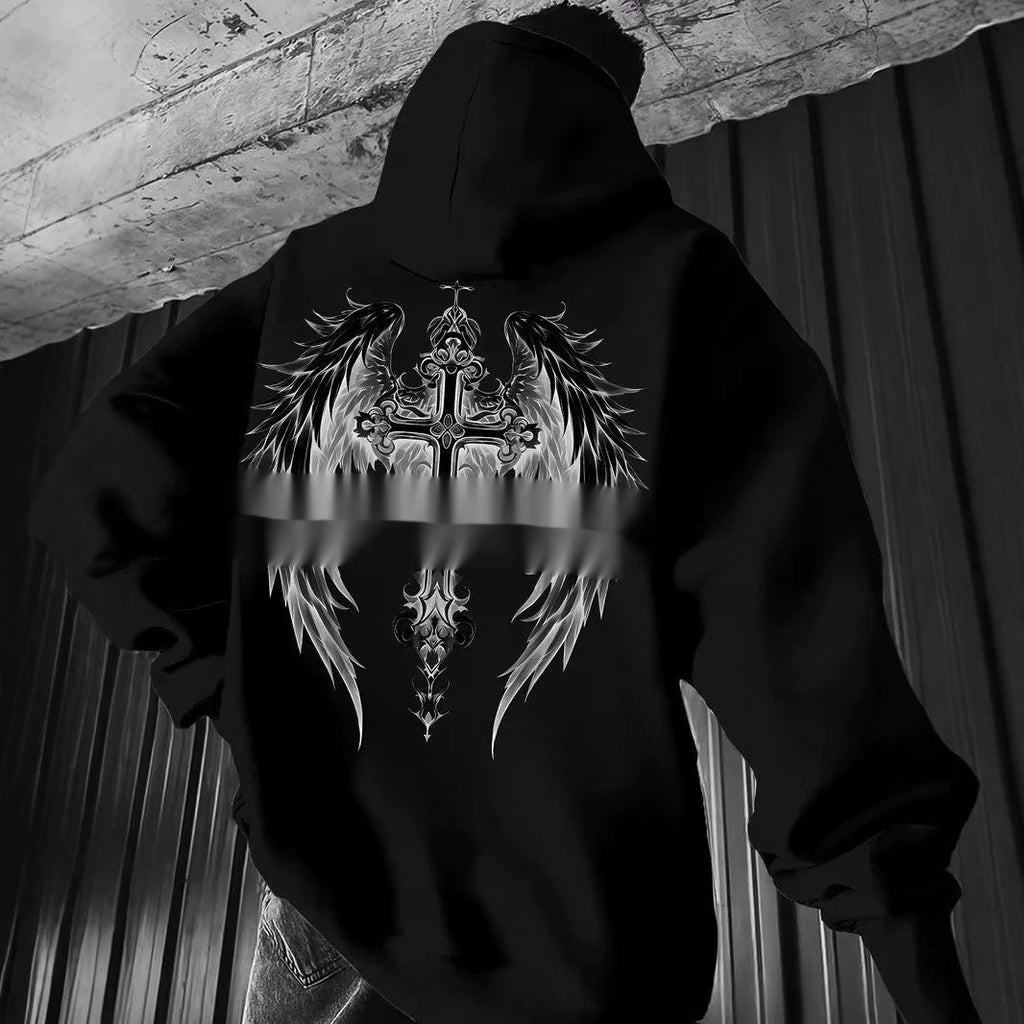 Hooded Sweatshirt mit gemustertem Taschen-Design – Bild 2 | LuxeStyle