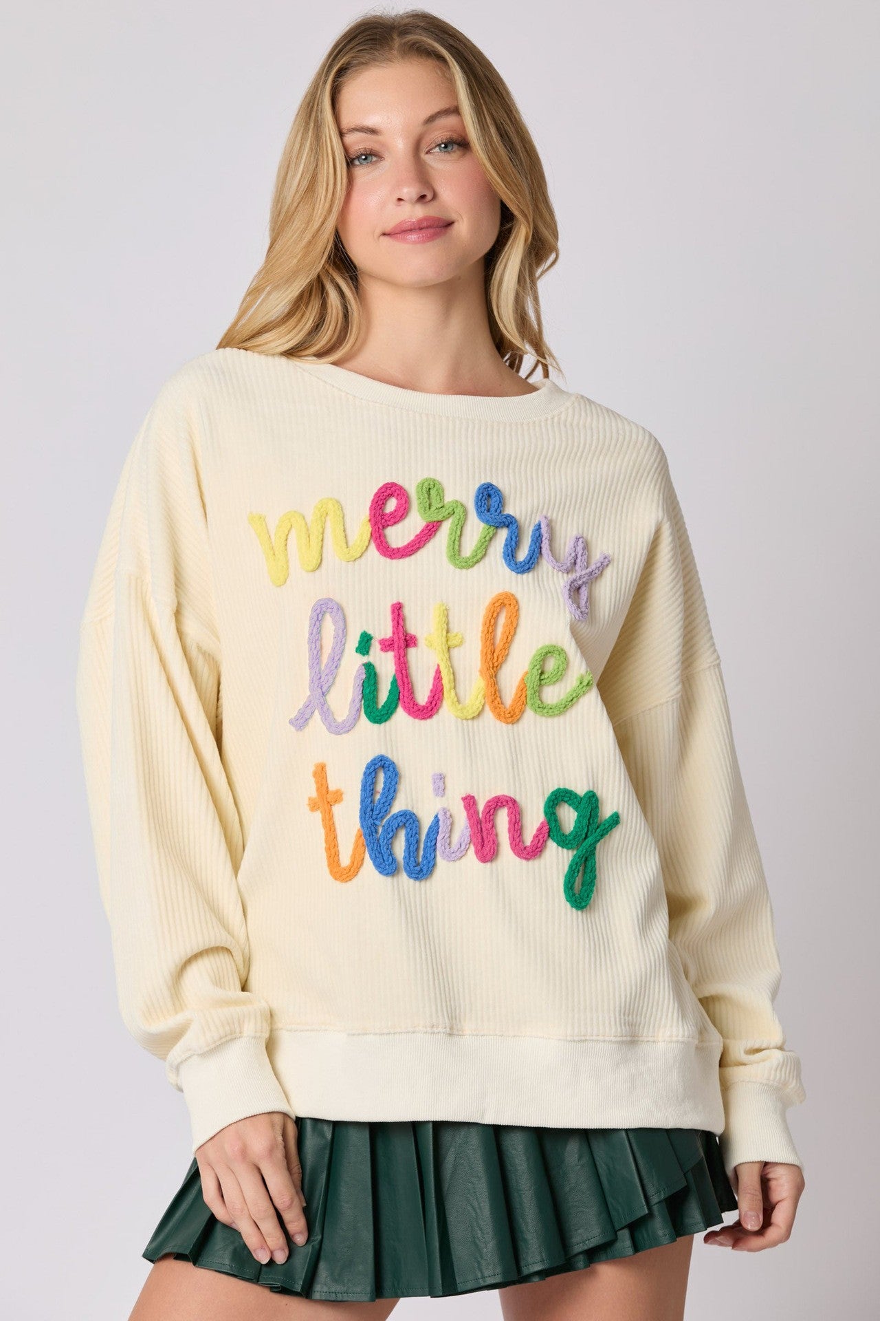 Buchstabenbestickte Joggingjacke Damen