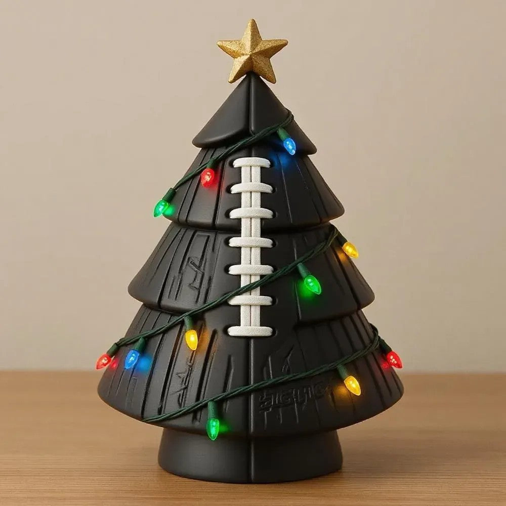 Rugby Weihnachtsbaum aus Harz 15 cm – Bild 4 | LuxeStyle