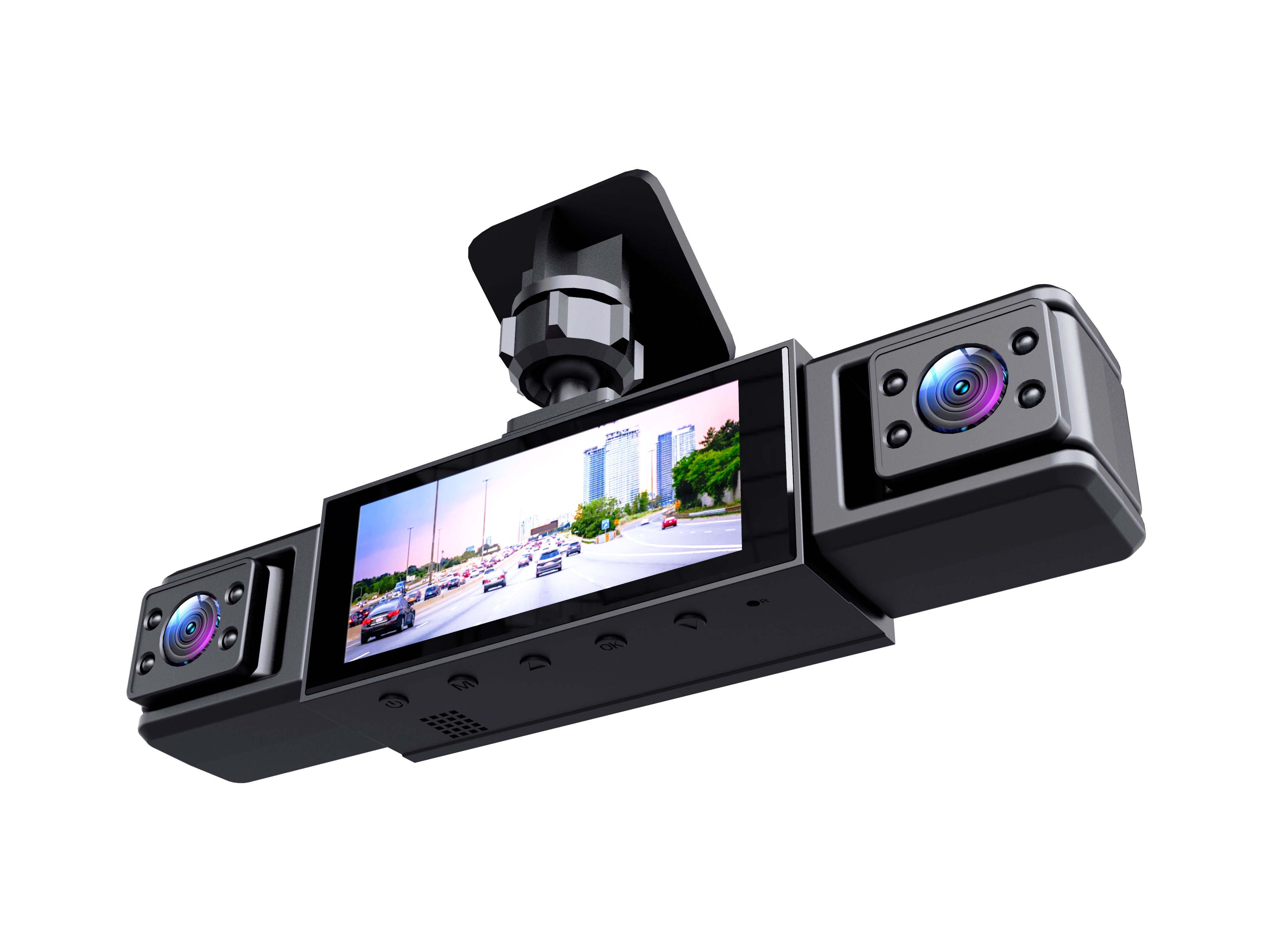 1080P Dashcam mit 4 Kameras und Nachtsicht