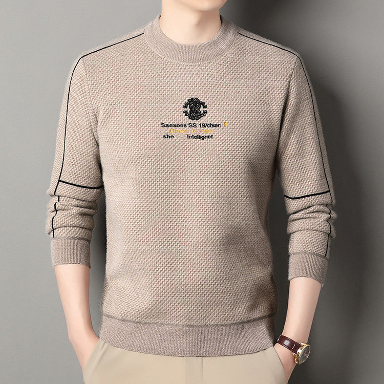 Warmes Strickpullover-Sweatshirt