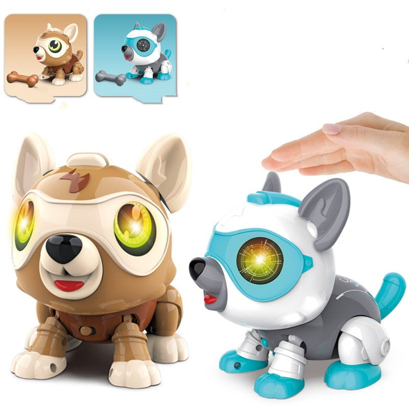 Elektronischer Roboterhund mit Sprach- und Berührungssteuerung