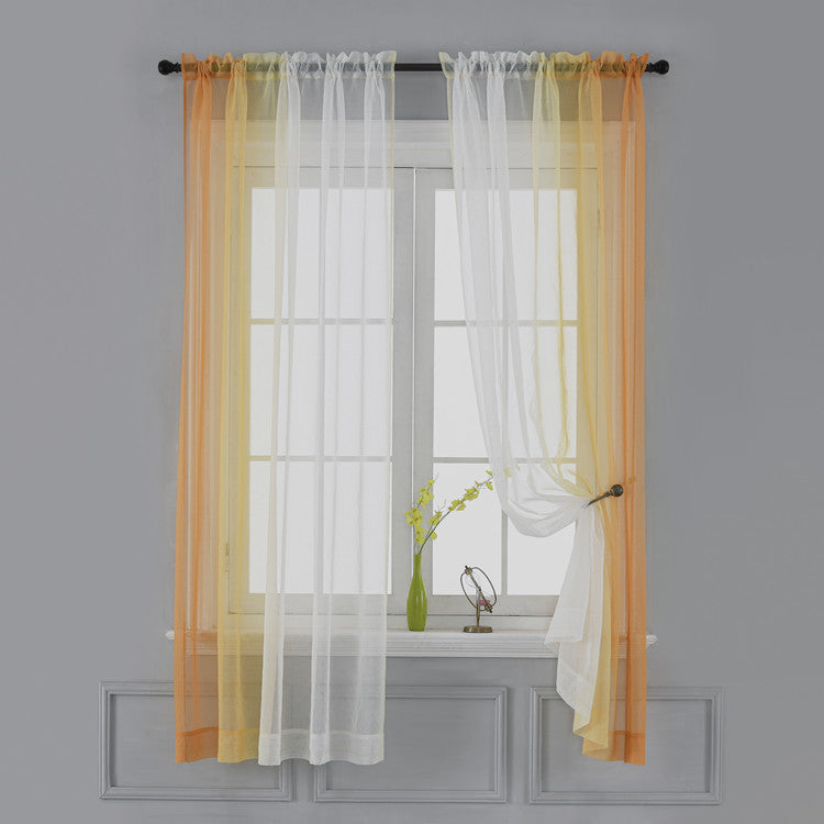 Farbverlauf-Vorhang Leinen-Optik – Bild 15 | LuxeStyle