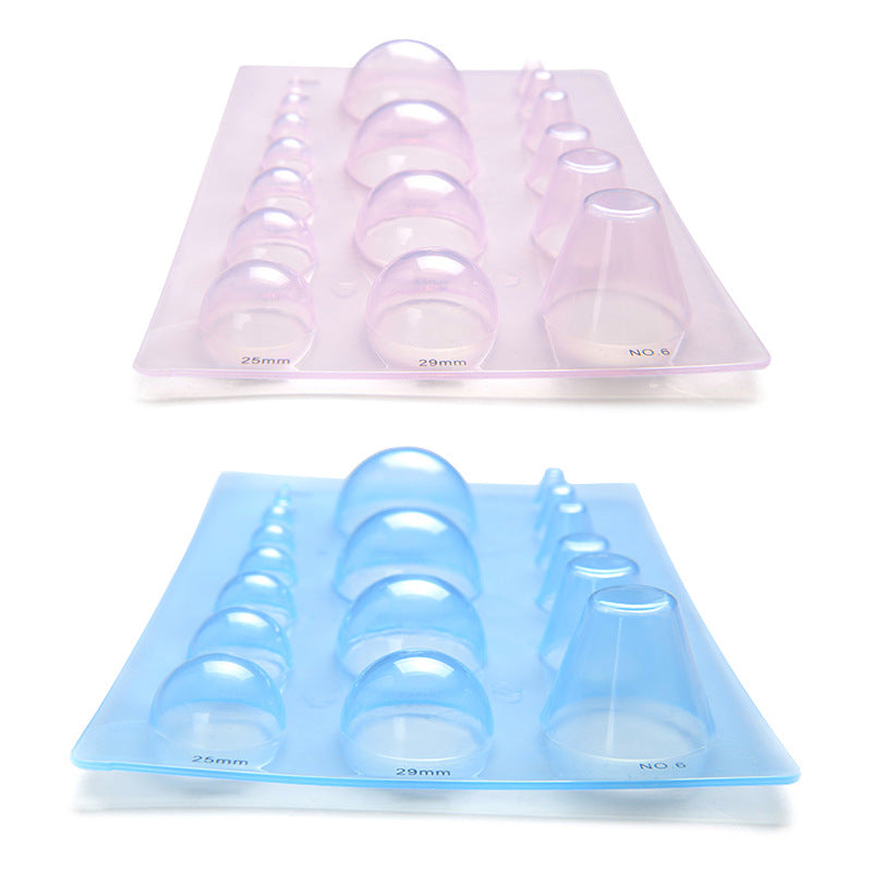 Bälle-Formbrett – 3 Reihen, transparent blau – Bild 4 | LuxeStyle