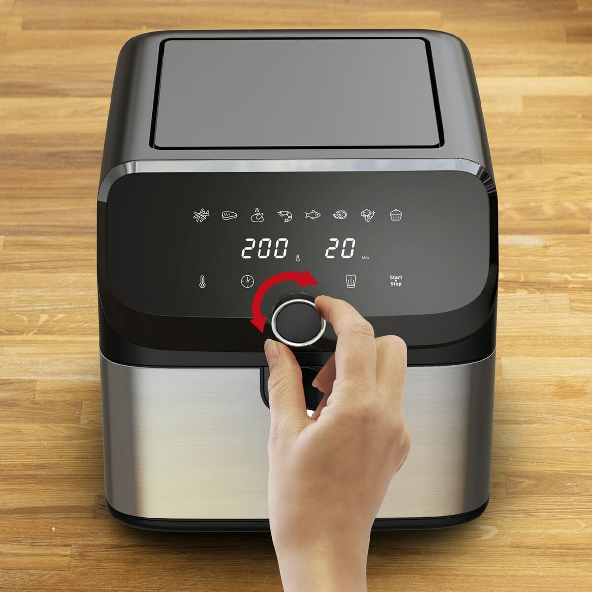 Heißluftfritteuse Tefal EY855D10 Schwarz 7,5 L