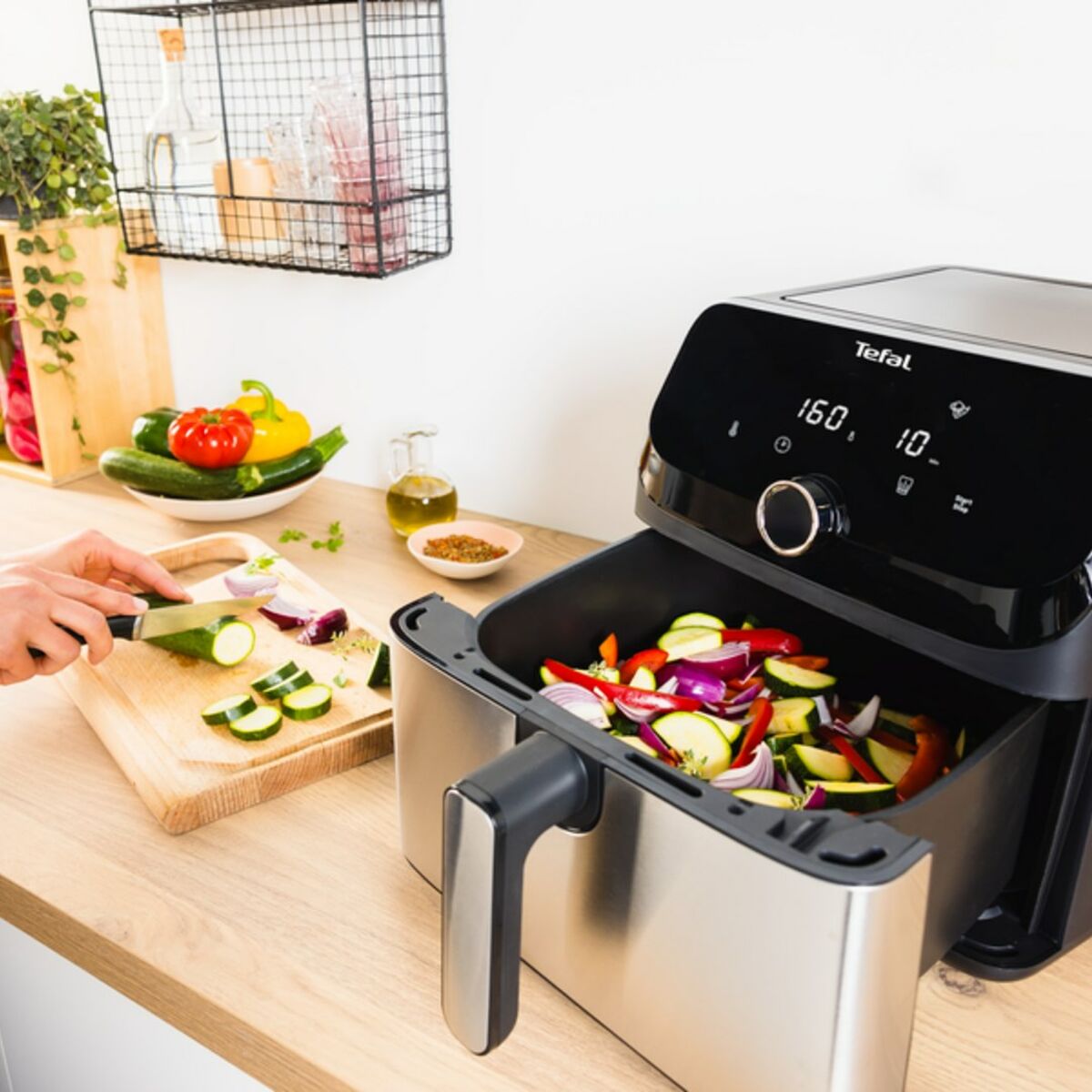 Heißluftfritteuse Tefal EY855D10 Schwarz 7,5 L