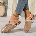 Bequeme Flats mit Schnalle