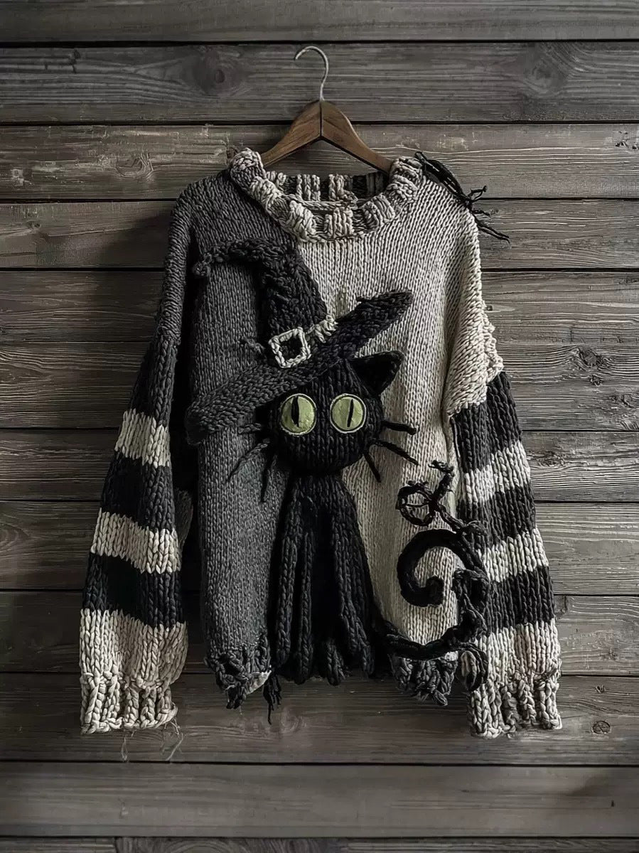 Vintage-Print Pullover