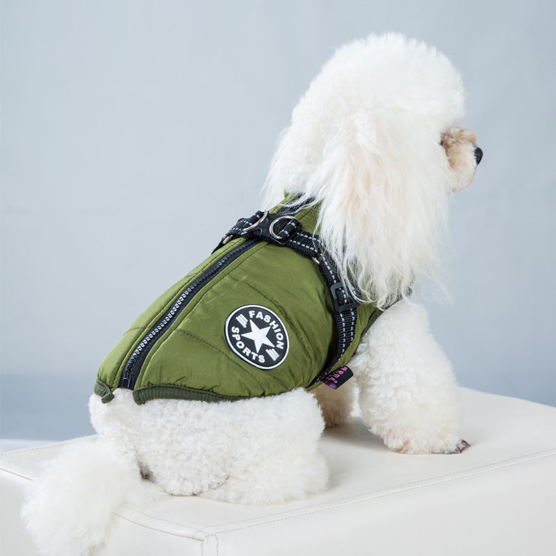 Gepolsterte Baumwollweste für Hunde – Bild 3 | LuxeStyle