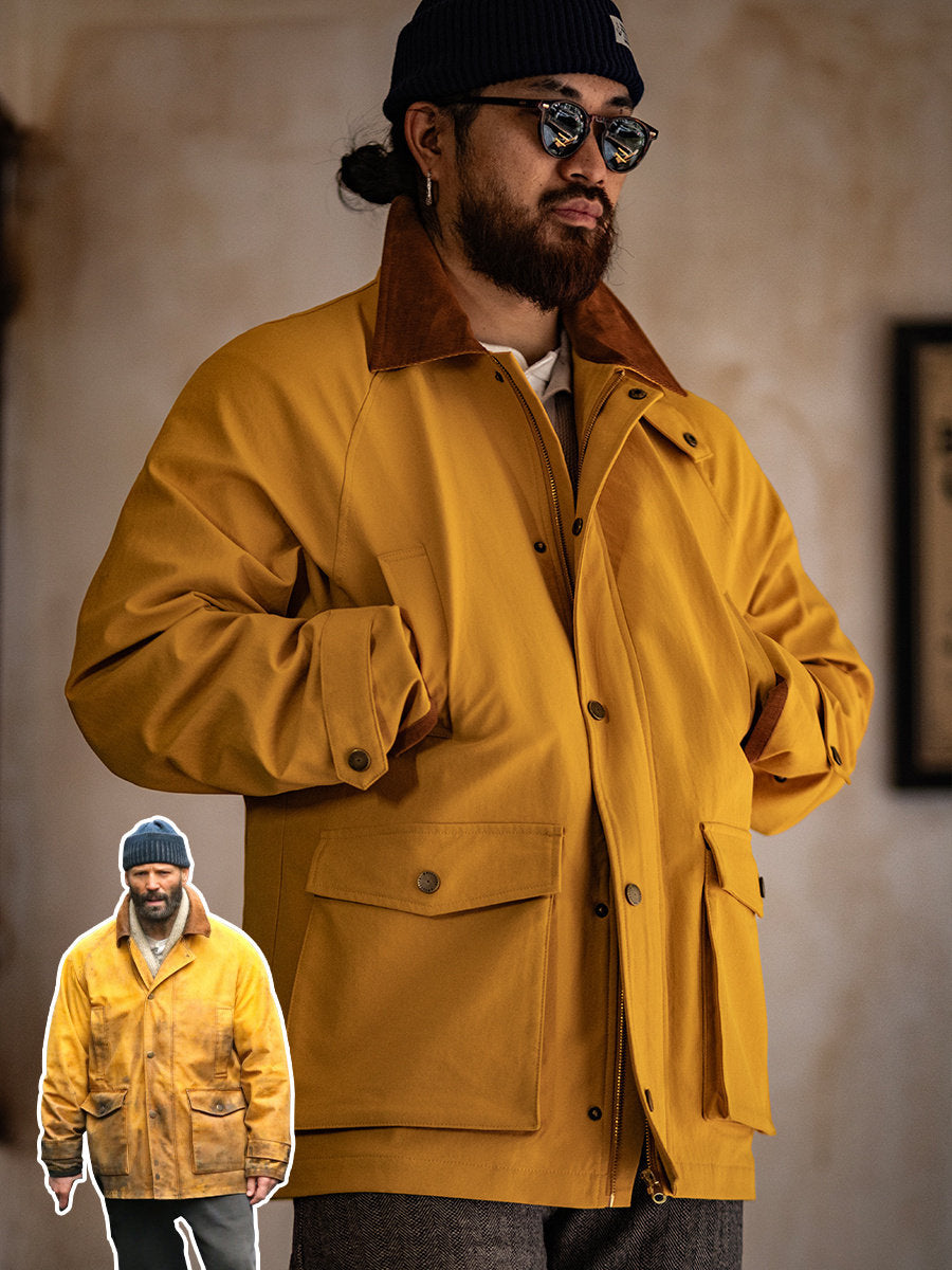 Retro Worker Jacke für Herren