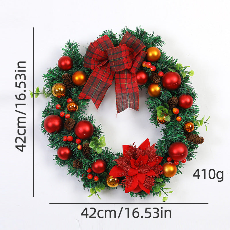 Weihnachtskranz 40 cm Türhänger – Bild 4 | LuxeStyle