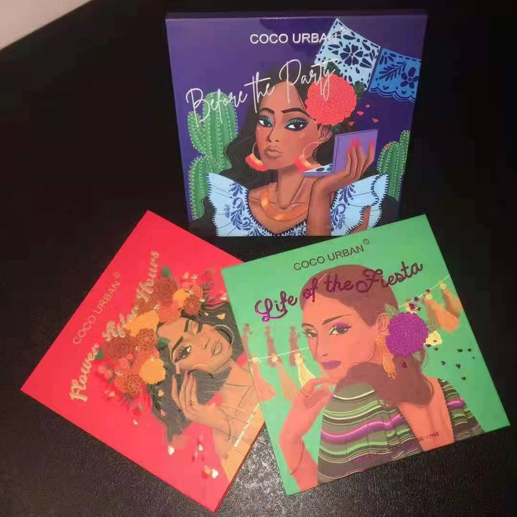 25 Farben Lidschatten-Palette «Red Girl» – Bild 6 | LuxeStyle
