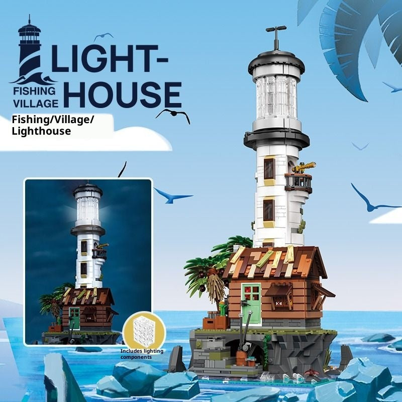 Leuchtturm Fischerdorf Klemmbausteine – Bild 4 | LuxeStyle