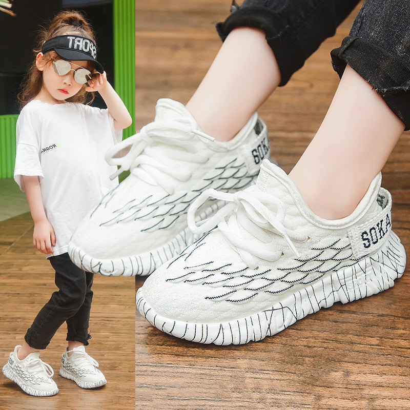 Kinder-Freizeitsneaker mit Fischschuppen-Mesh – Bild 6 | LuxeStyle