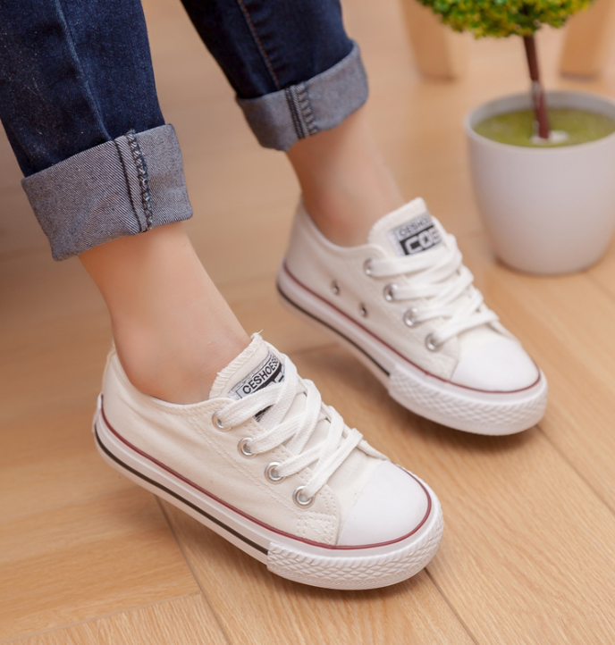 Kinder-Canvas-Schuhe mit Gummisohle – Bild 4 | LuxeStyle