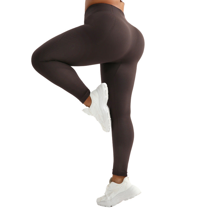 High-Waist Yoga-Pants mit Beutlifting-Effekt
