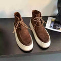 Herren-Stiefeletten mit Schnürung und dicker Sohle – Bild 6 | LuxeStyle