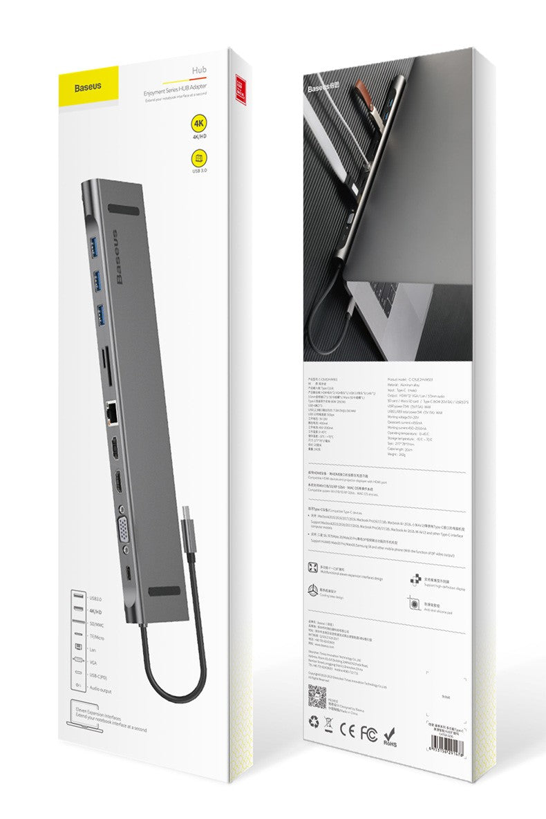 USB-C-Hub mit HDMI, VGA, Ethernet und Kartenleser – Bild 5 | LuxeStyle