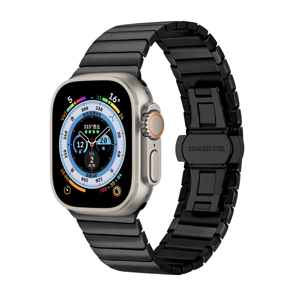 Edelstahl-Armband für Apple Watch 8, Schleifenschnalle
