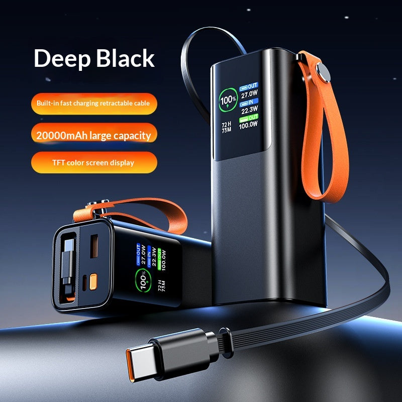 High-Power Powerbank mit Farbdisplay