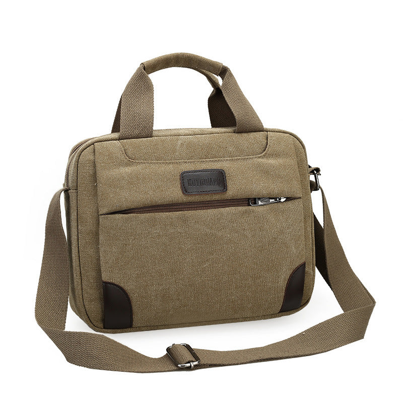 Mannlicher Canvas-Satchel mit Computerfach – Bild 2 | LuxeStyle