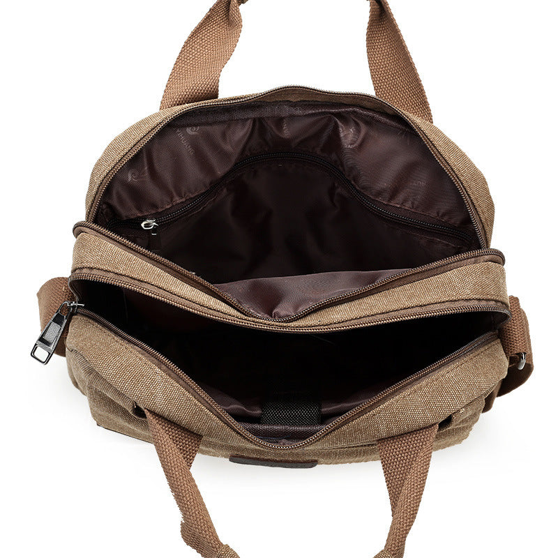 Mannlicher Canvas-Satchel mit Computerfach – Bild 3 | LuxeStyle