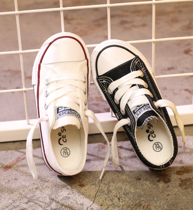 Kinder-Canvas-Schuhe mit Gummisohle – Bild 7 | LuxeStyle