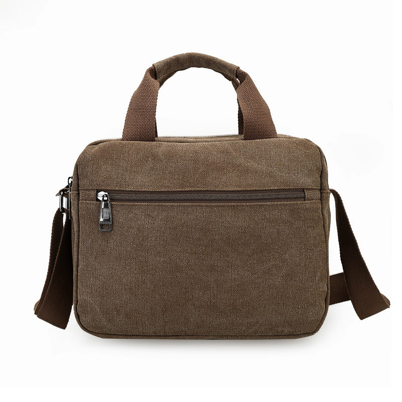 Mannlicher Canvas-Satchel mit Computerfach – Bild 5 | LuxeStyle