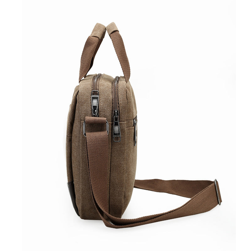 Mannlicher Canvas-Satchel mit Computerfach – Bild 4 | LuxeStyle