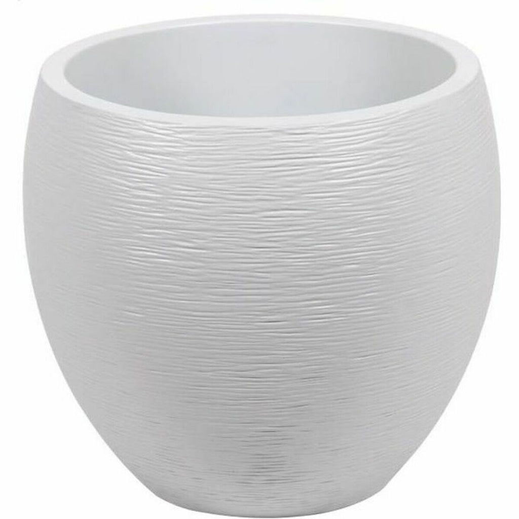 Runder Blumentopf Weiss 50cm – Zeitlose Eleganz für dein Grün