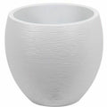 Runder Blumentopf Weiss Ø50 – Zeitlose Eleganz für Ihr Zuhause.