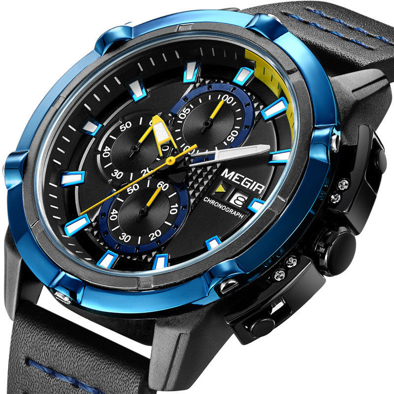 Multifunktionaler Chronograph Quarzuhr – Bild 2 | LuxeStyle
