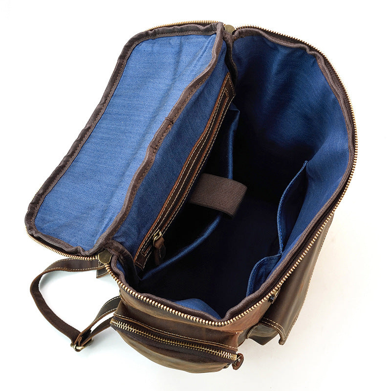 Mannlicher Lederrucksack aus Rinderhaut | LuxeStyle