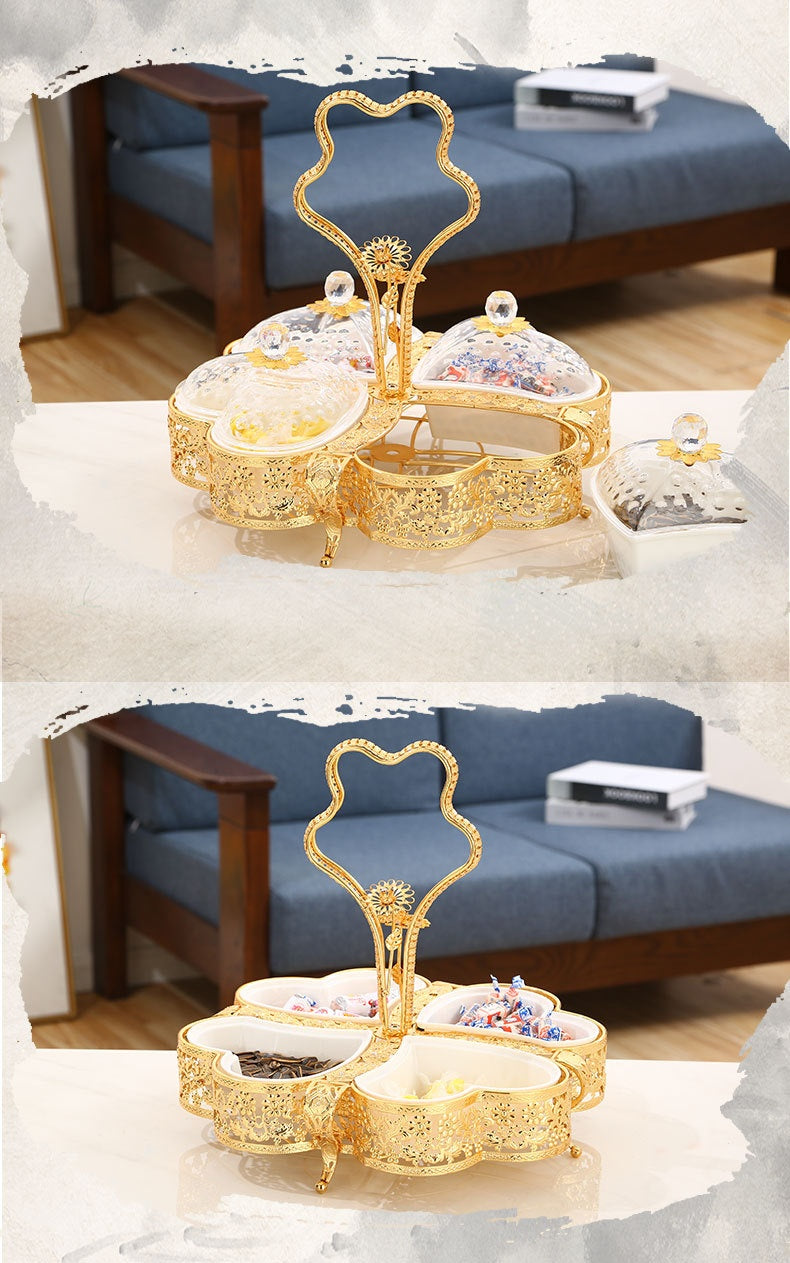 Modernes Acryl-Snack-Tablett