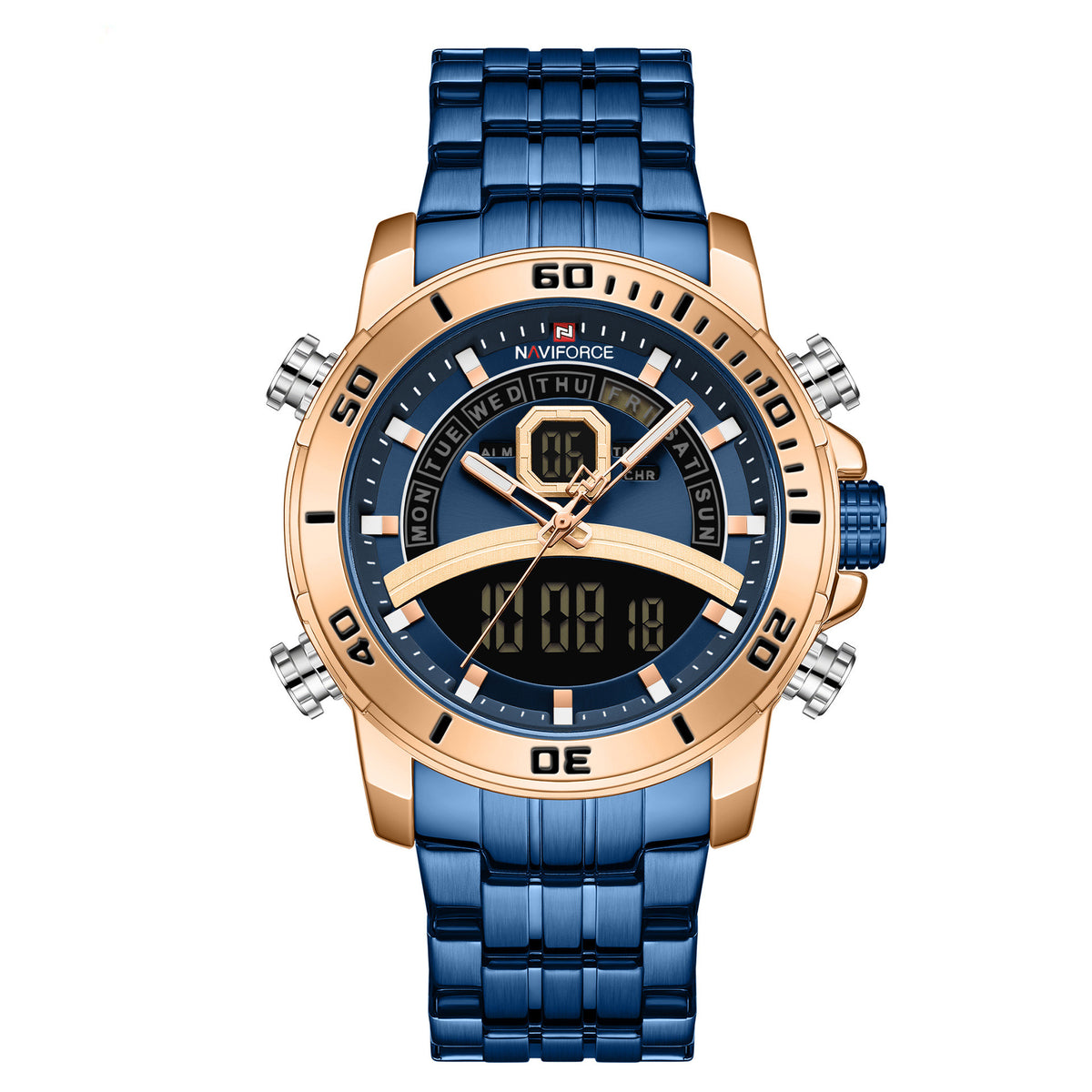 NAVIFORCE Quarzuhr mit Stahlband – Bild 3 | LuxeStyle