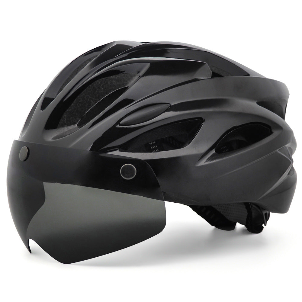 Velohelm mit integriertem Licht