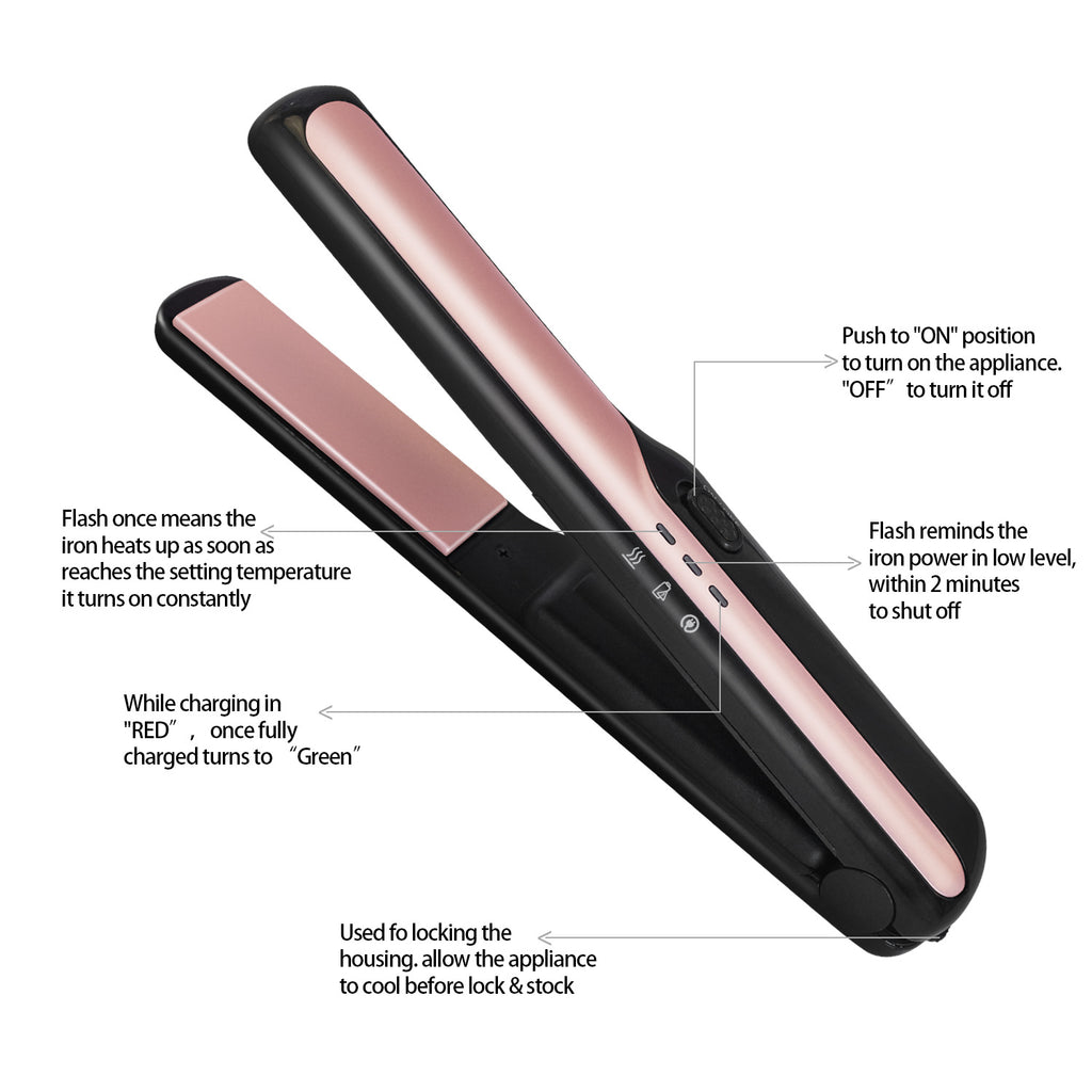 Kabelloser USB-Haarglätter – Bild 3 | LuxeStyle
