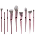 10 Make-up Pinsel mit langem Stiel