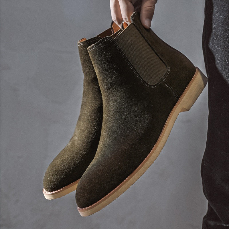 Chelsea Boots Wildleder High-Top
