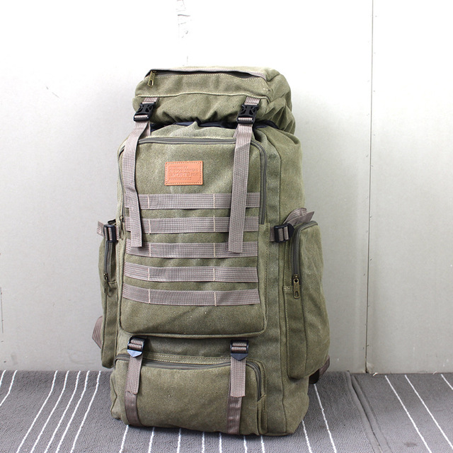 Grosses Canvas-Rucksack mit robustem Tragesystem – Bild 10 | LuxeStyle