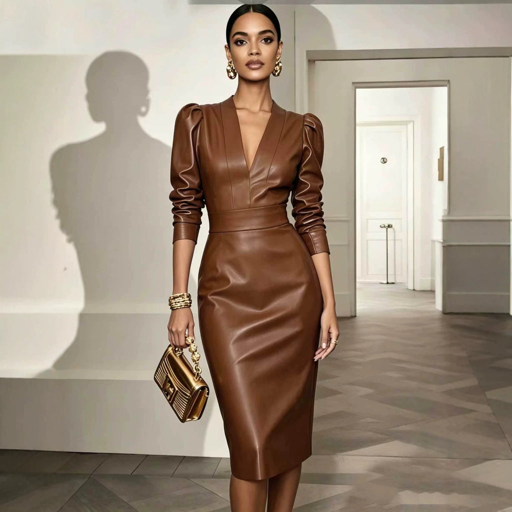 Schlanke Damenkleid