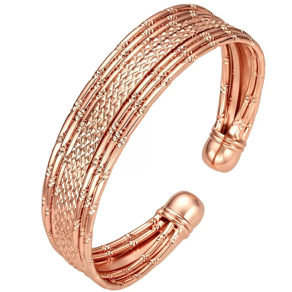 Rotkupfer-Armband, handgewebt – Bild 4 | LuxeStyle