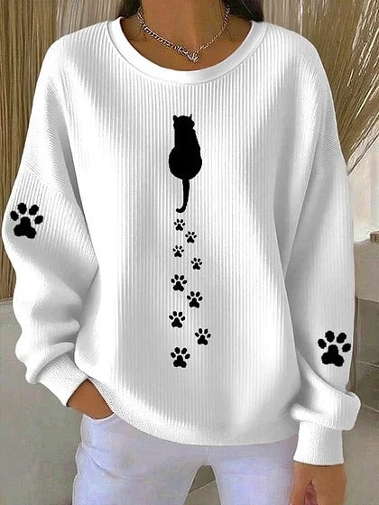 Weihnachts-Style Bequem Damenpullover