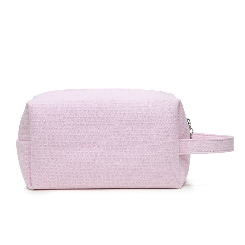Make-up Tasche aus Baumwoll-Waffelstoff – Bild 8 | LuxeStyle