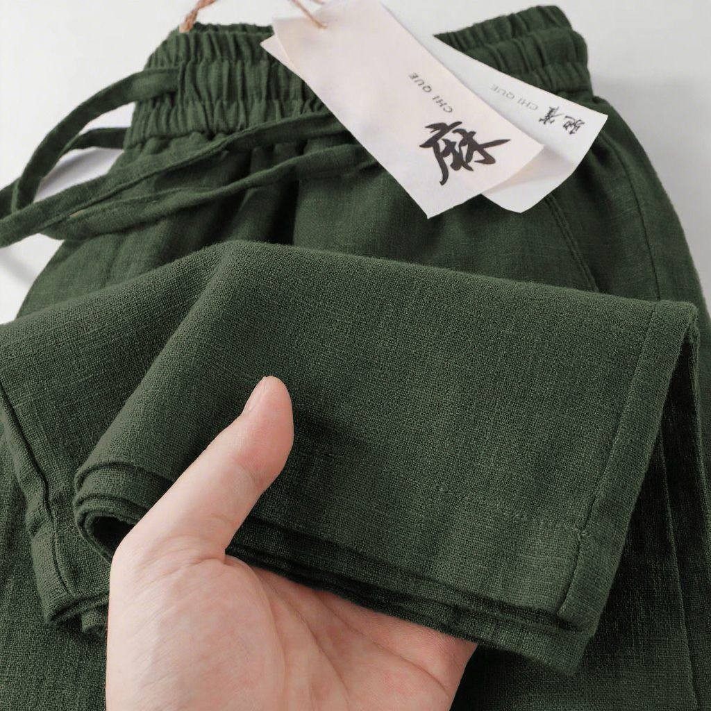 Leinenhose Damen – Baumwoll-Leinen, locker & atmungsaktiv (viele Farben)