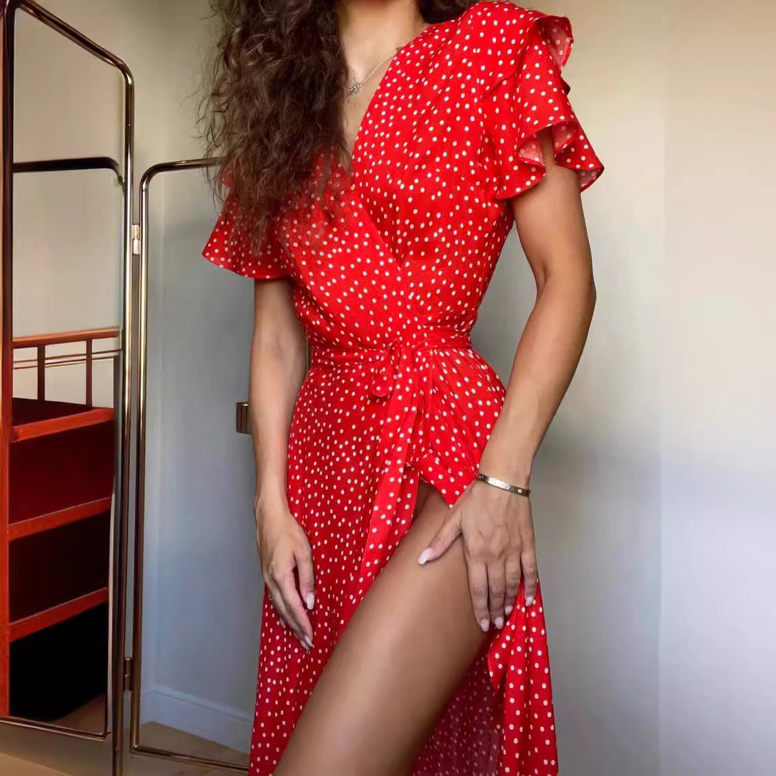 Roter Polka-Dot Rock – Bild 2 | LuxeStyle